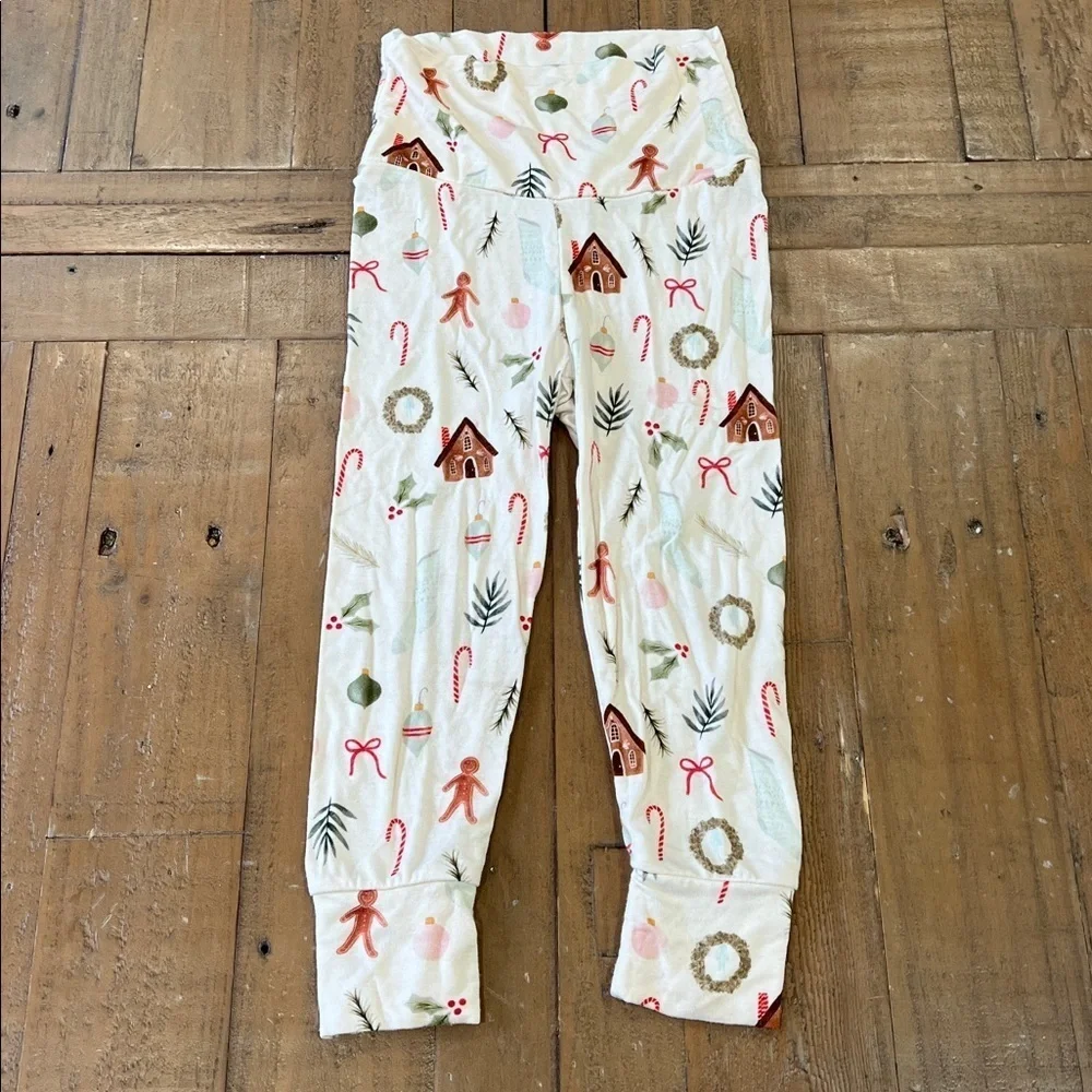Lou Lou & co buddy holiday pajamas 12-24 months gingerbread Christmas 2 piece